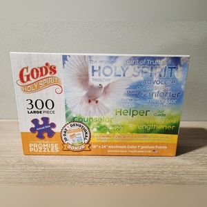 FairHope Promise Puzzles 300 Large Piece Jigsaw Puzzle "God's Holy Spirit"